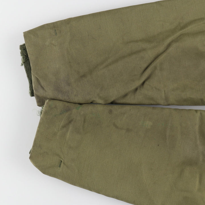 1970'S US Military A-2 Deck Jacket, Made in USA, Medium (38-40), Men's Size M, Vintage unclear Khaki type sage green Vintage Second Hand