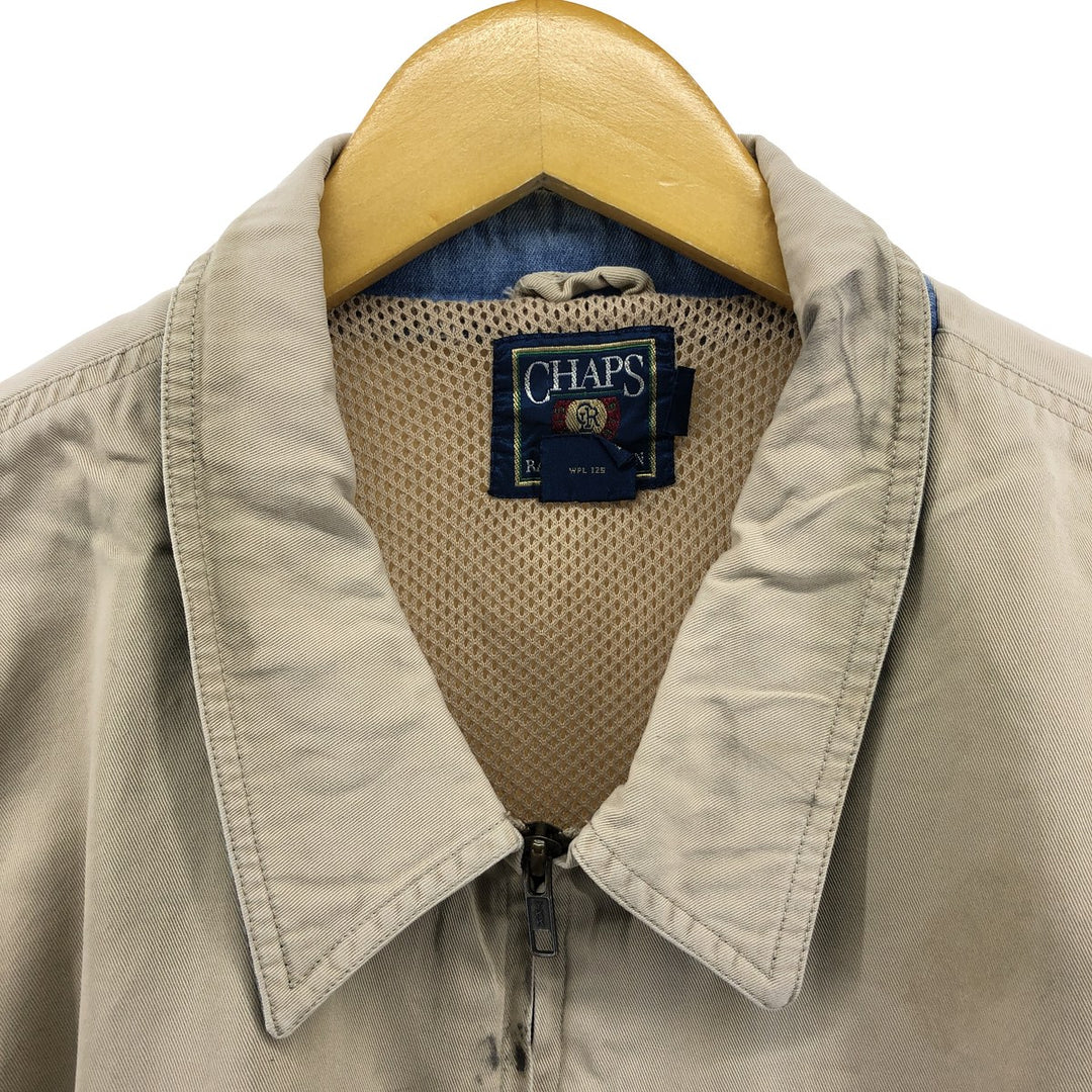 80'S Ralph Lauren CHAPS swing top sports jacket men's size L vintage /evb007837