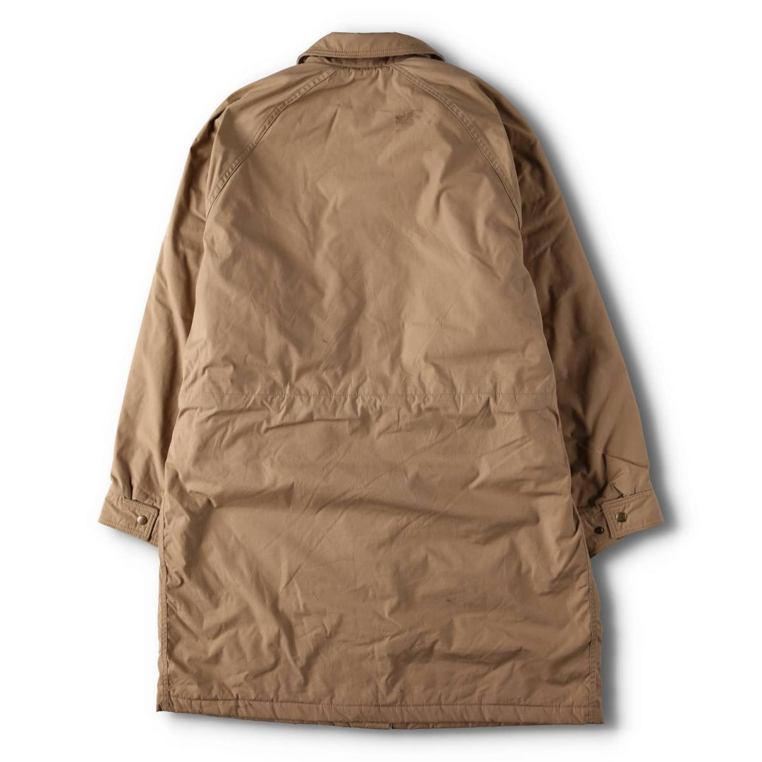 Vintage 1980'S LLBean Storm Coat, padded coat, made in the USA, men's size L polyester Beige type Vintage Second Hand