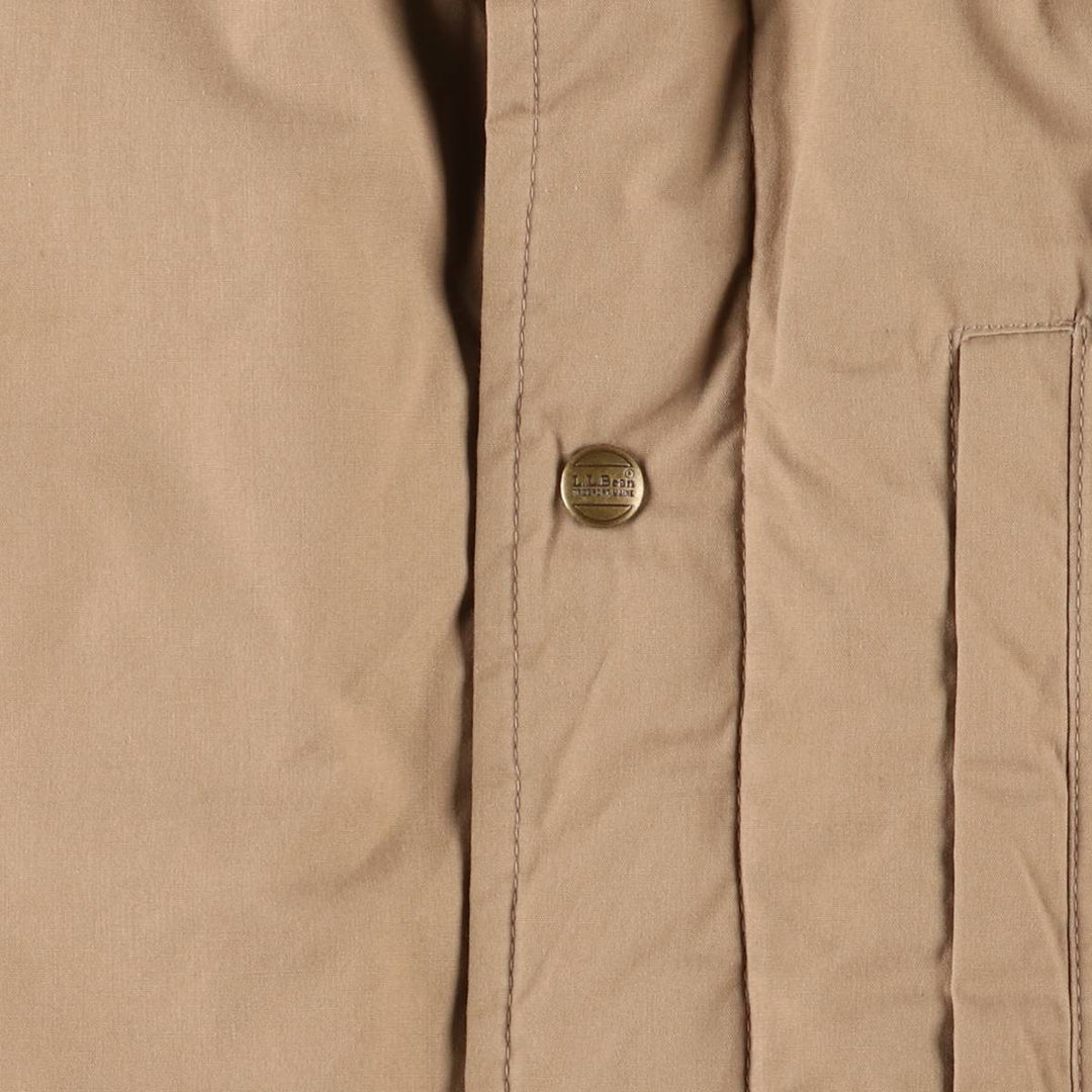 Vintage 1980'S LLBean Storm Coat, padded coat, made in the USA, men's size L polyester Beige type Vintage Second Hand