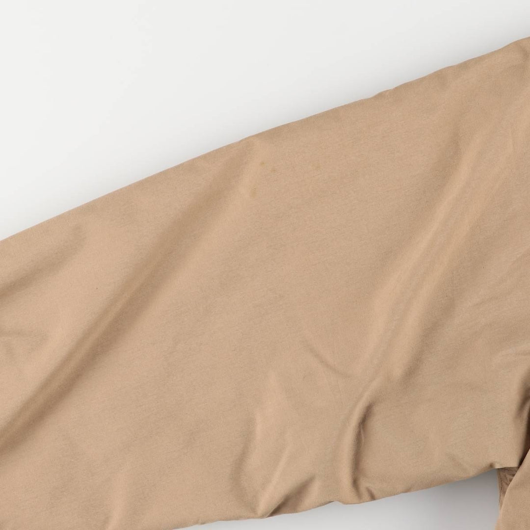 Vintage 1980'S LLBean Storm Coat, padded coat, made in the USA, men's size L polyester Beige type Vintage Second Hand