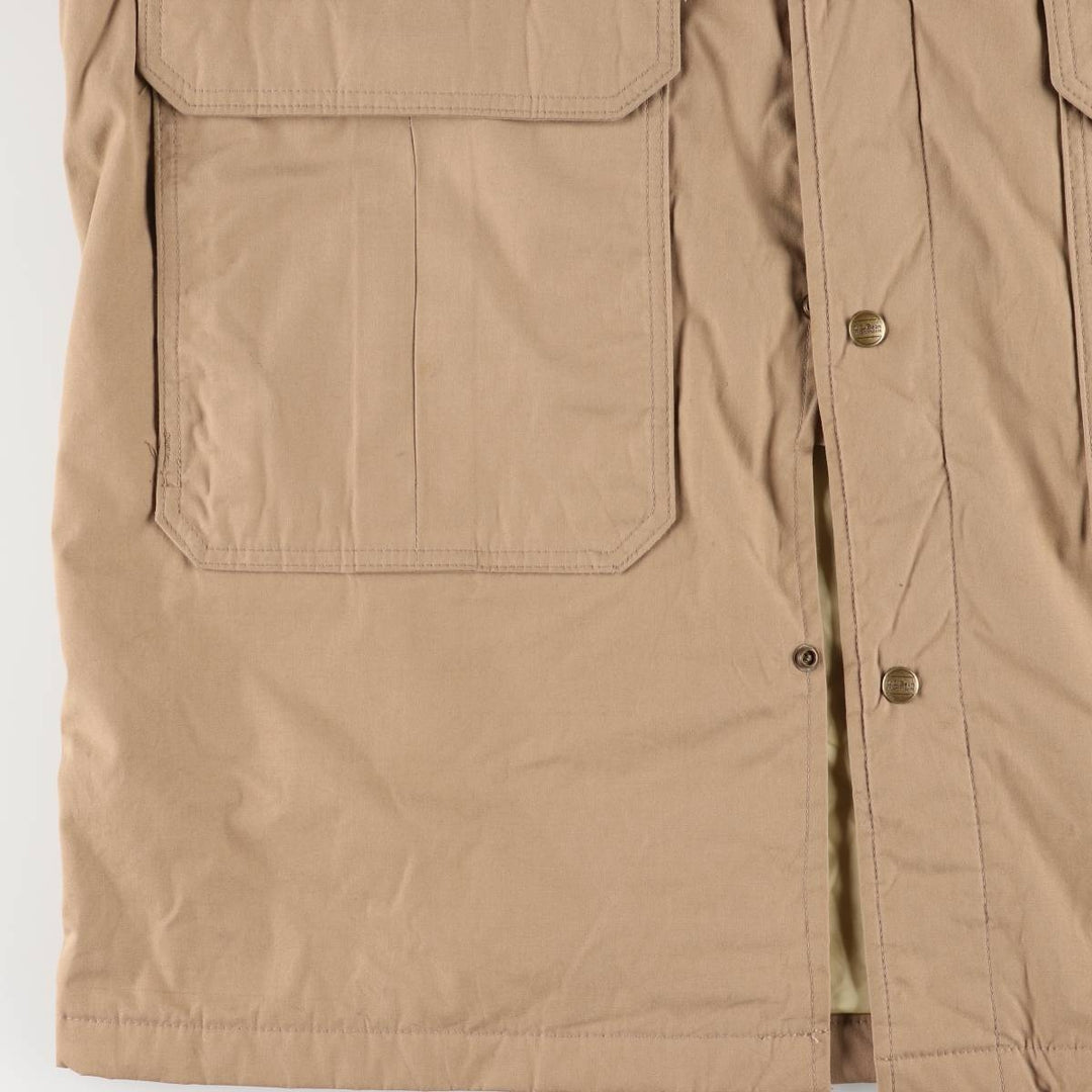 Vintage 1980'S LLBean Storm Coat, padded coat, made in the USA, men's size L polyester Beige type Vintage Second Hand