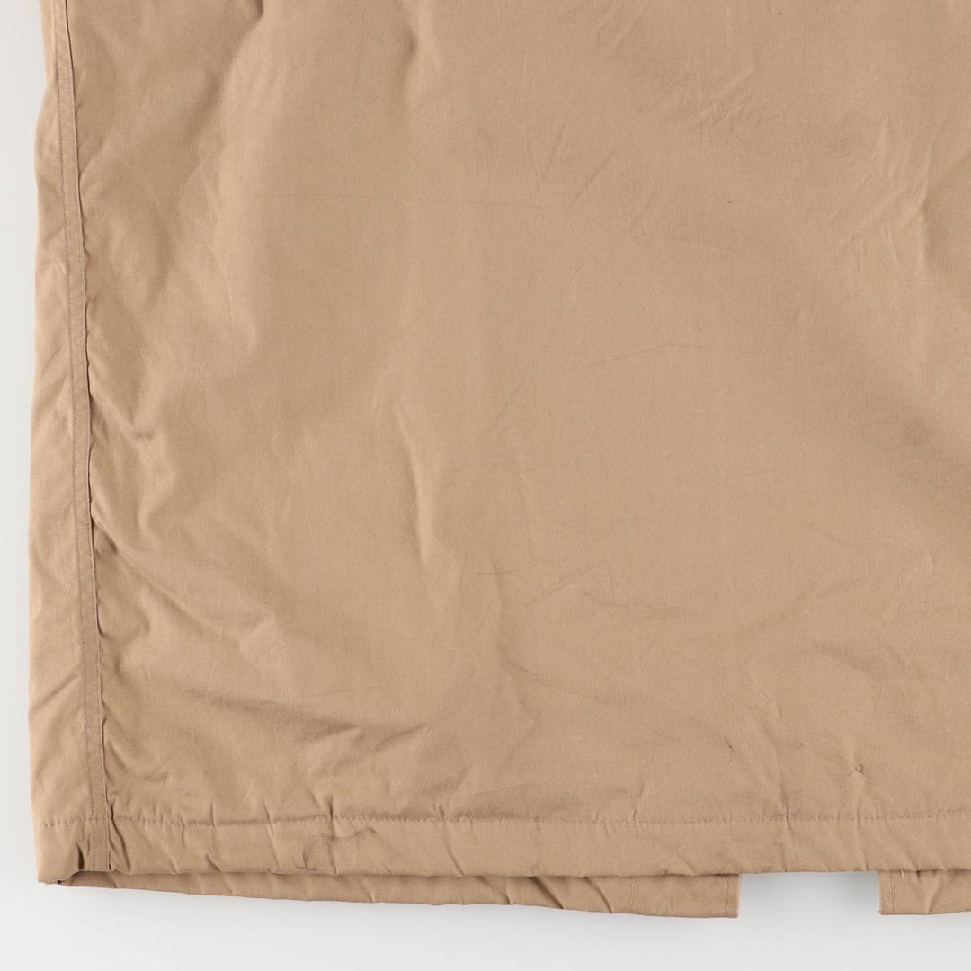 Vintage 1980'S LLBean Storm Coat, padded coat, made in the USA, men's size L polyester Beige type Vintage Second Hand