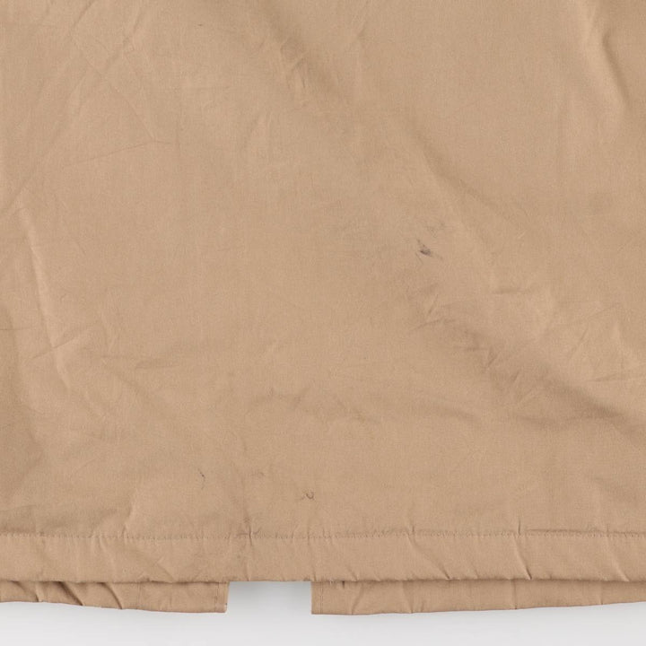 Vintage 1980'S LLBean Storm Coat, padded coat, made in the USA, men's size L polyester Beige type Vintage Second Hand