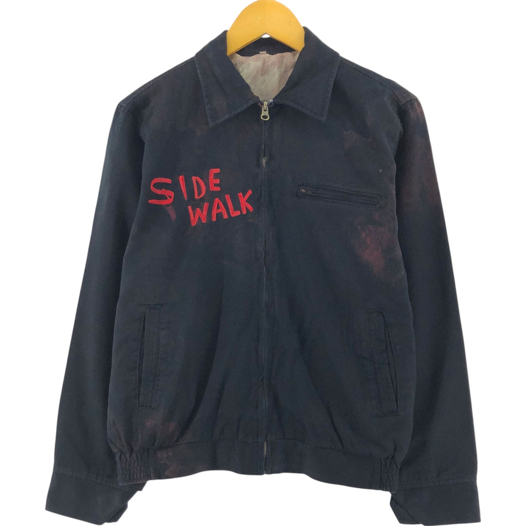 SIDEWALK SURFER Back Embroidery Zip-up Jacket Men's S Size /evb007848