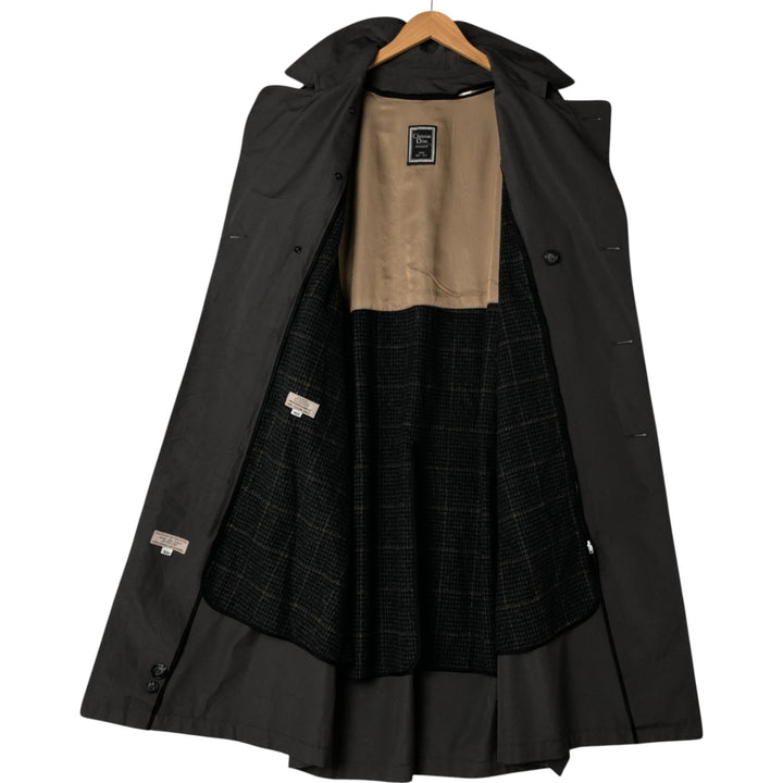 Christian Dior MONSIEUR trench coat, men's size M polyester gray type Vintage Second Hand