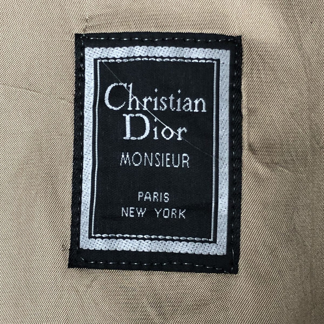 Christian Dior MONSIEUR trench coat, men's size M polyester gray type Vintage Second Hand