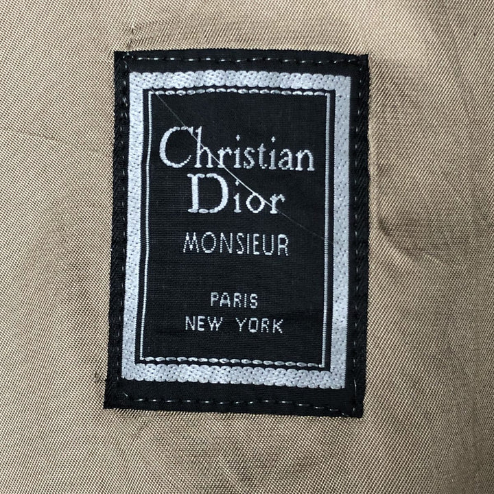 Christian Dior MONSIEUR trench coat, men's size M polyester gray type Vintage Second Hand