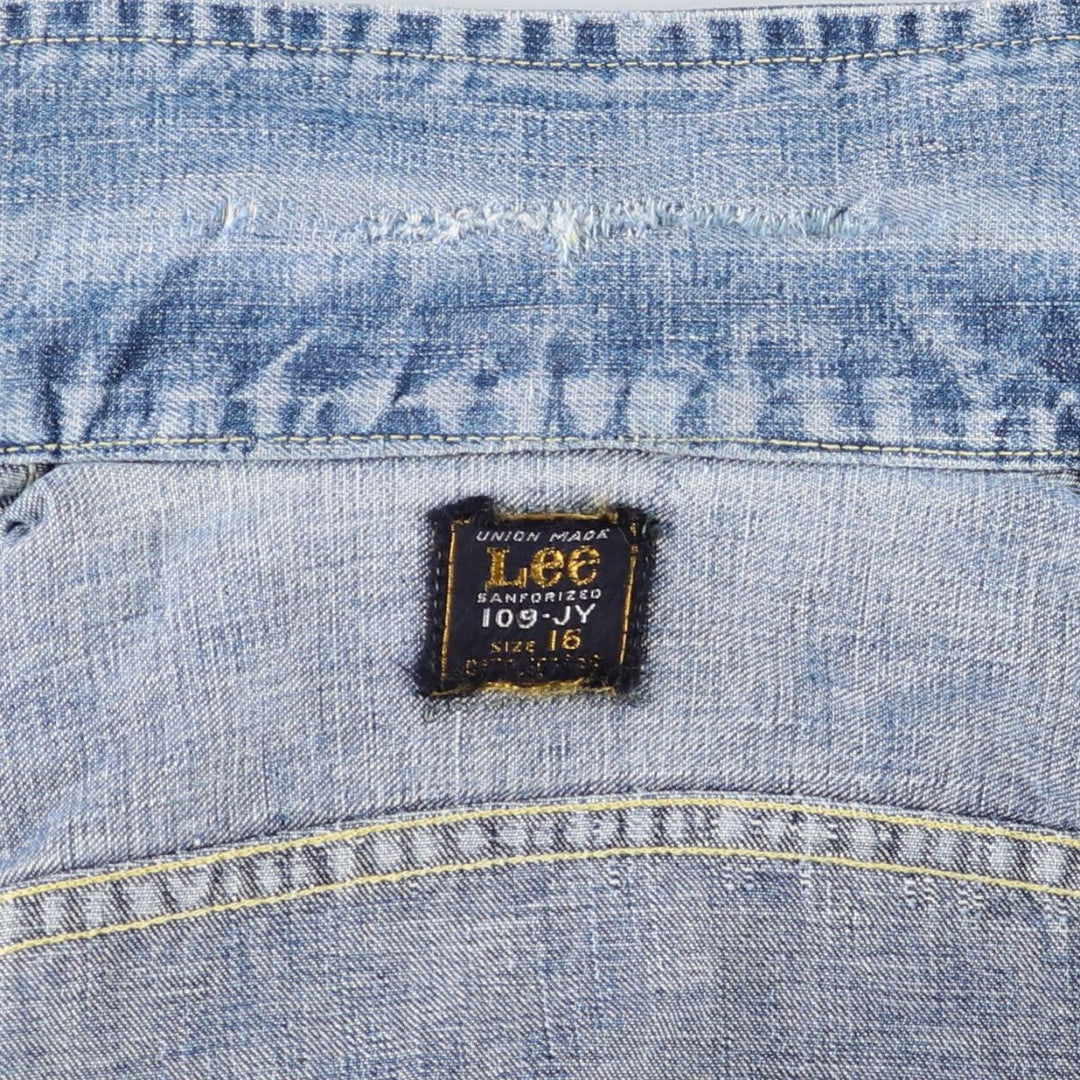 60'S Lee denim jacket, denim jacket, made in USA, women's size M, vintage /evb008040