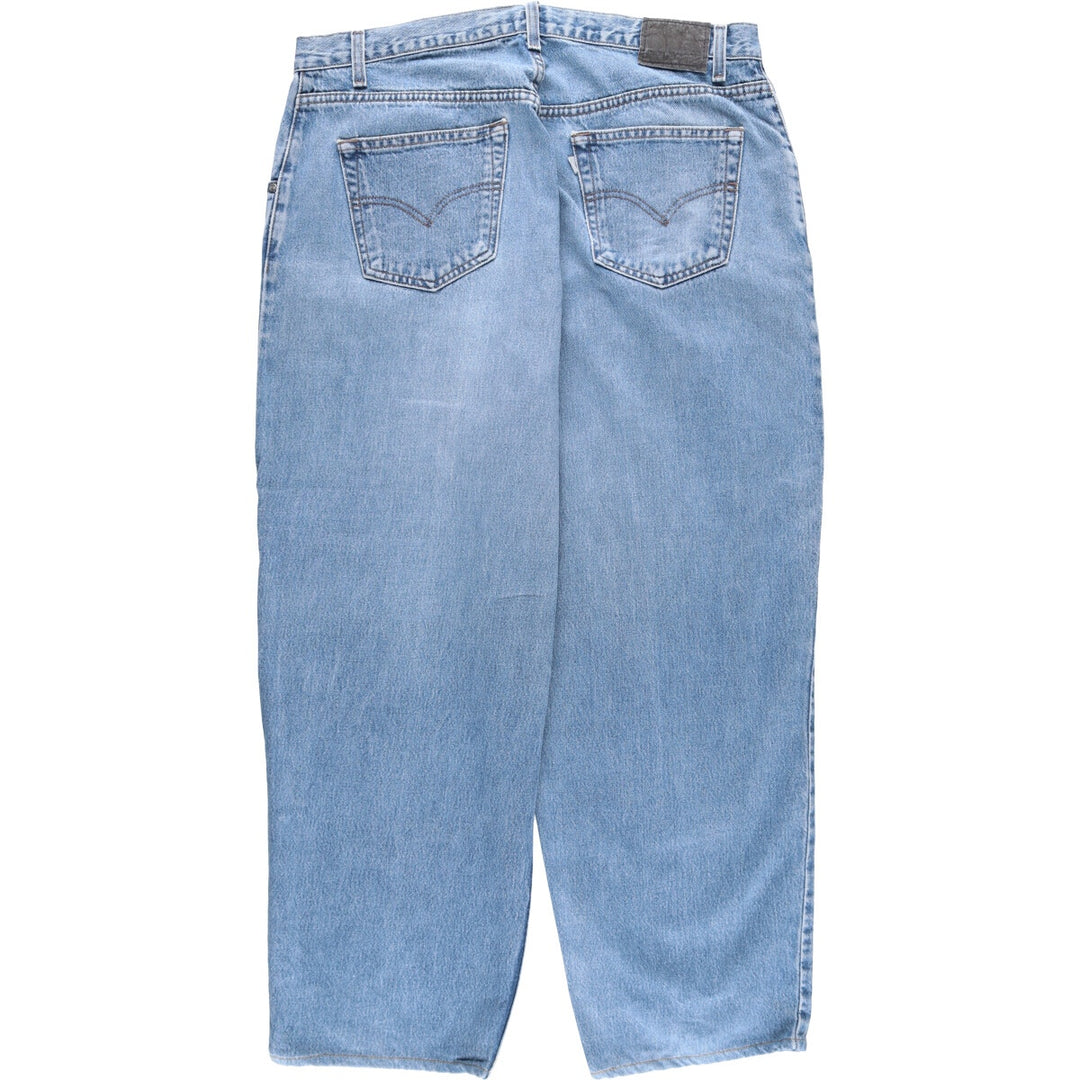 90'S Levi's SILVER TAB BAGGY tapered denim pants for men, size w39, vintage /evb008090