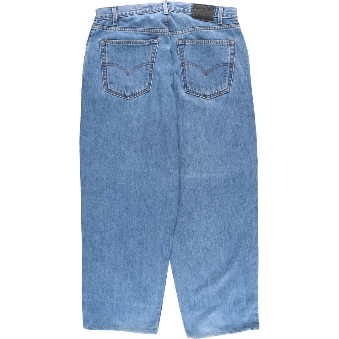 00'S Levi's SILVER TAB BAGGY tapered denim pants for men, size w36 /evb008098