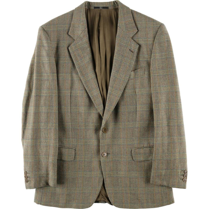 Valentino VALENTINO Check Pattern Wool Tailored Jacket Men's S size /evb008110