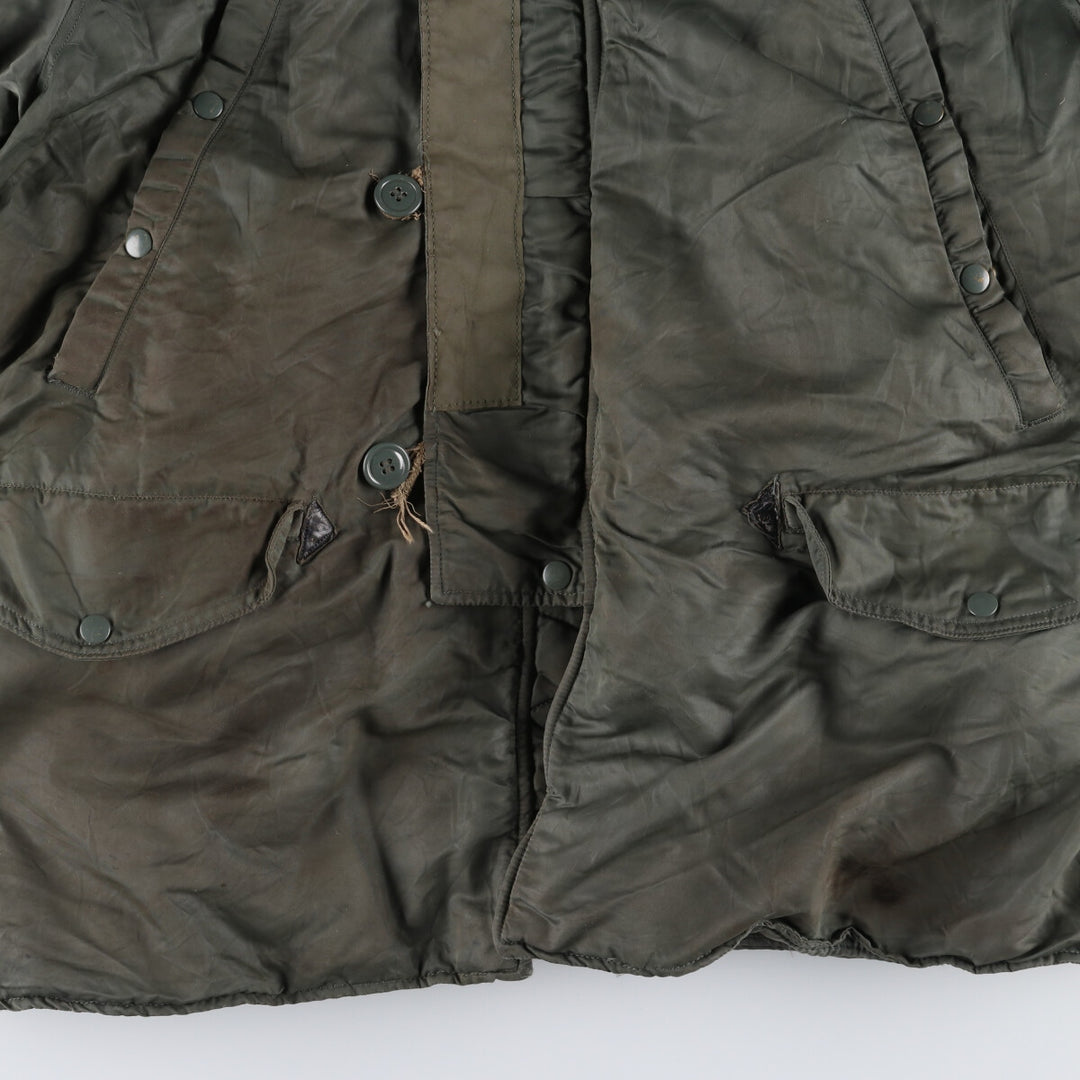 ~1970'S US military genuine N-3B military flight jacket made in USA, men's size L, vintage /evb008117