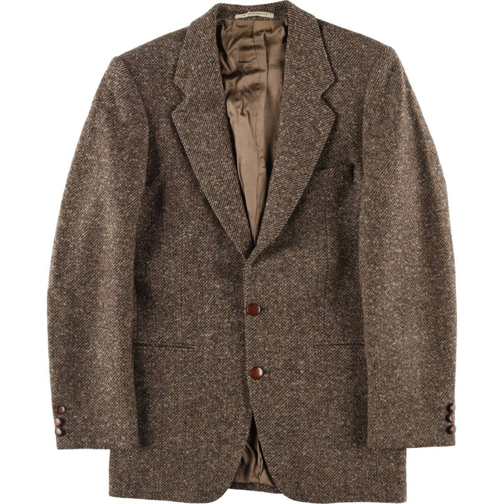 Yves Saint Laurent Tweed Jacket Made in France Men's L size /evb008130