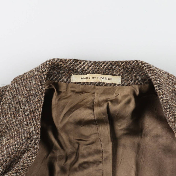 Yves Saint Laurent Tweed Jacket Made in France Men's L size /evb008130