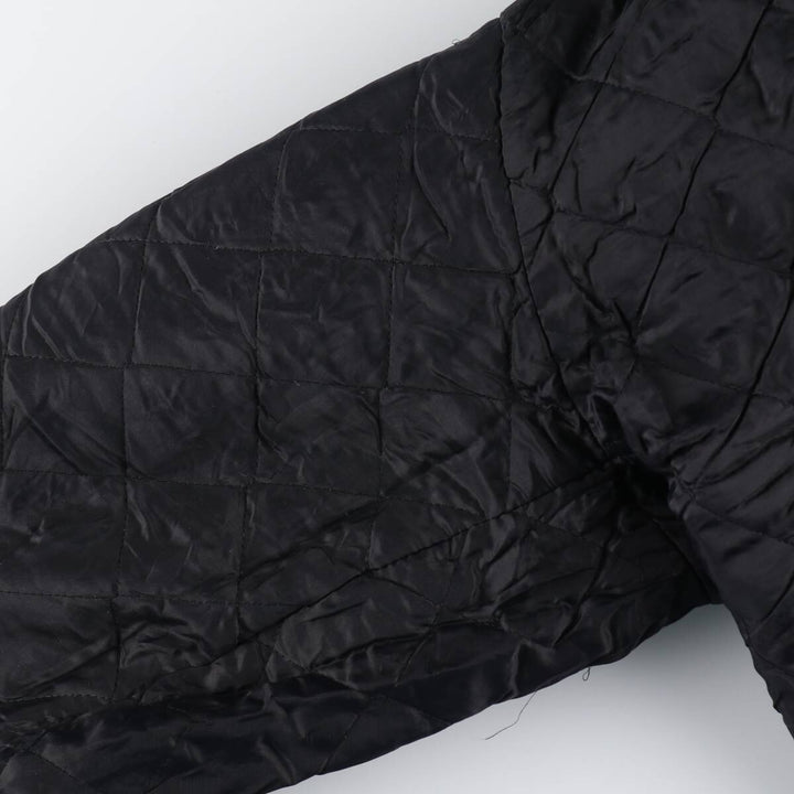 du CHARME Leather Sleeve Wool Varsity Jacket Award Jacket Varsity Jacket Made in Canada Men's L Size Vintage /evb008141