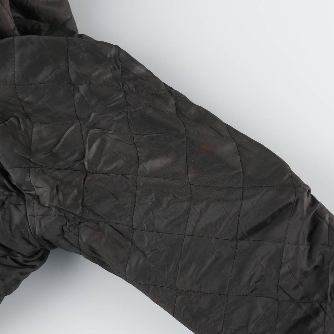 80'S DeLong Collared Sleeve Leather Wool Varsity Jacket Award Jacket Varsity Jacket Made in USA Men's L Size Vintage /evb008142