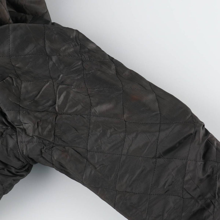 80'S DeLong Collared Sleeve Leather Wool Varsity Jacket Award Jacket Varsity Jacket Made in USA Men's L Size Vintage /evb008142