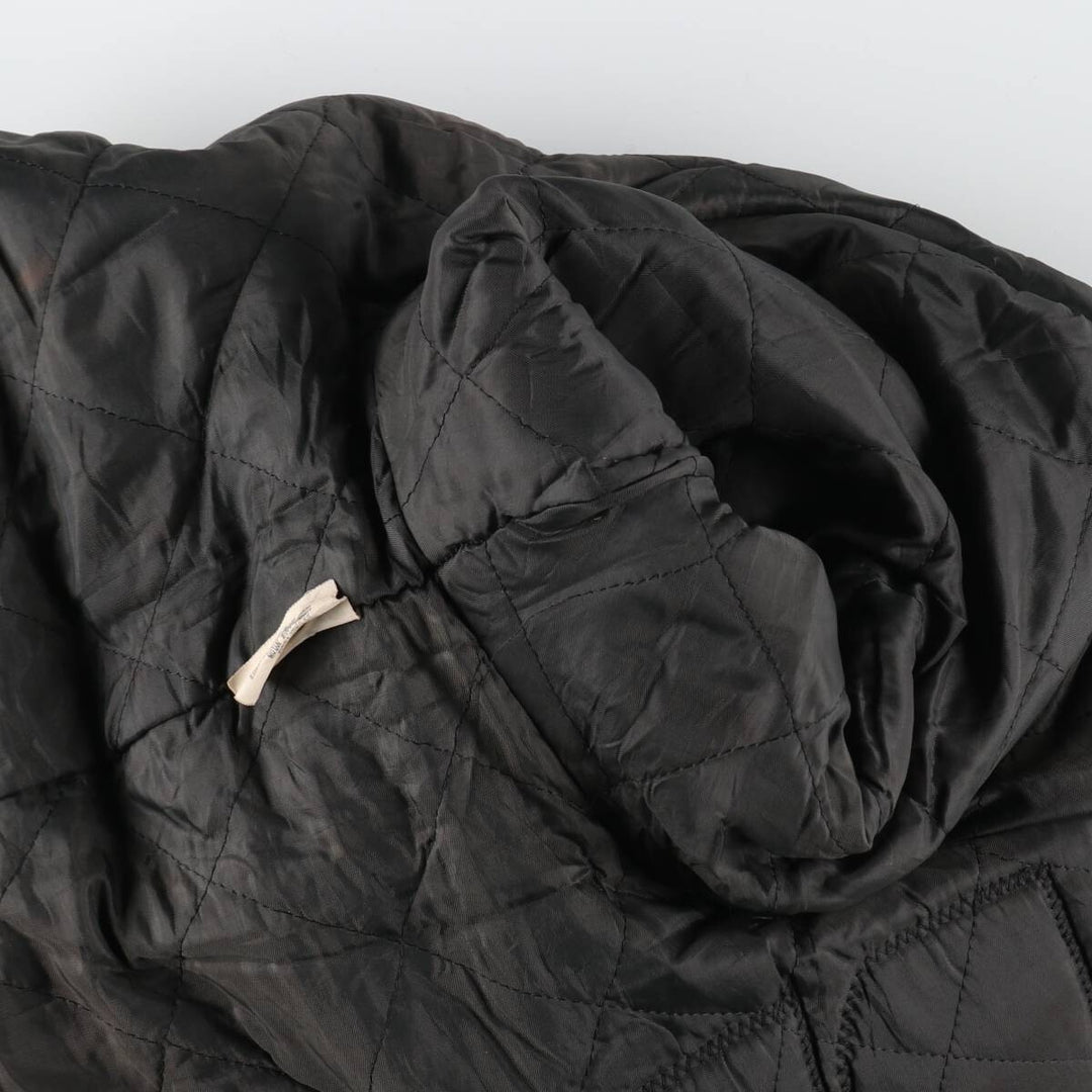 80'S DeLong Collared Sleeve Leather Wool Varsity Jacket Award Jacket Varsity Jacket Made in USA Men's L Size Vintage /evb008142