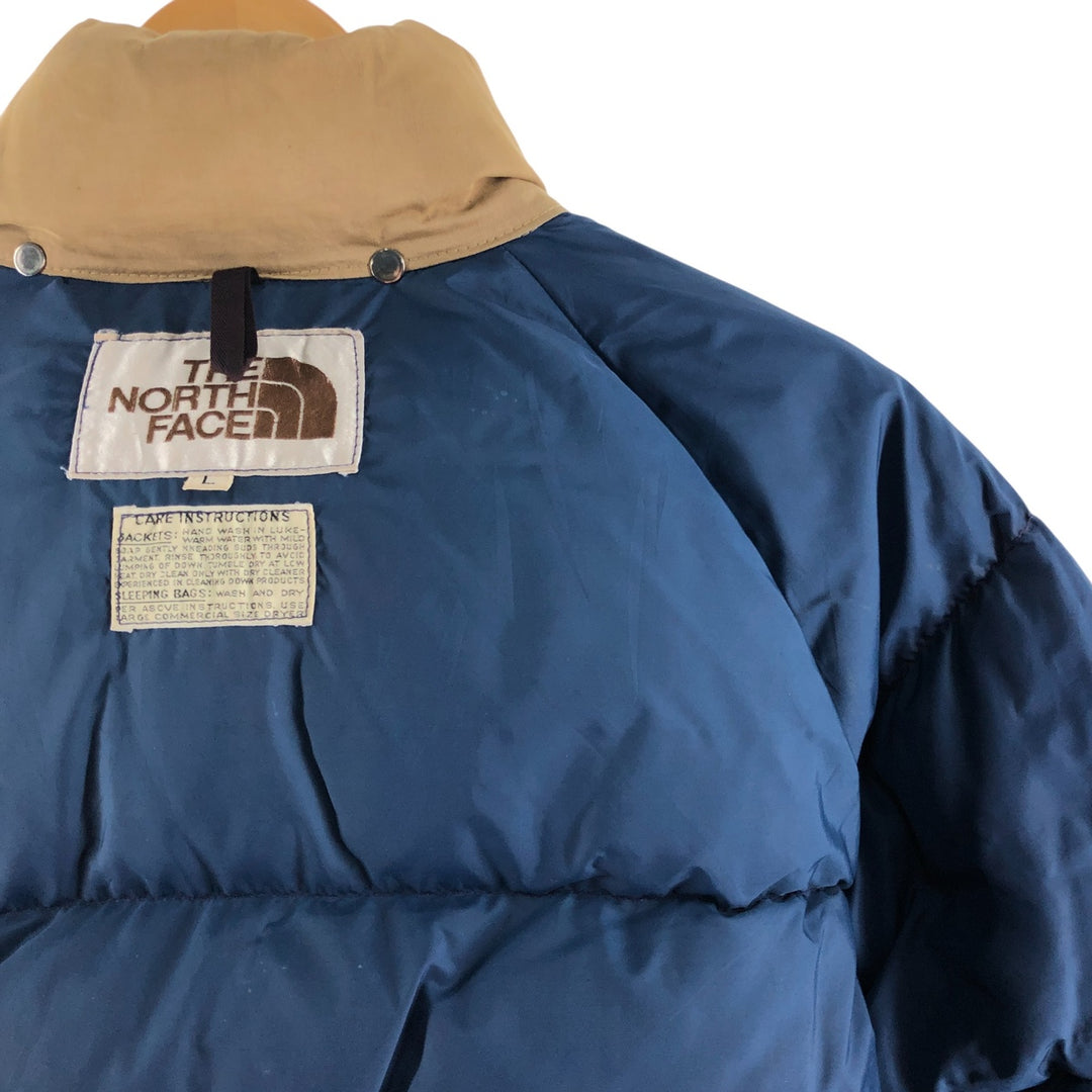 70'S THE NORTH FACE Brown Tag Down Jacket Men's Size L Vintage /evb008190