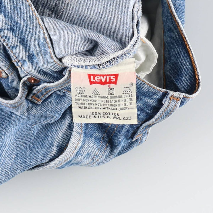 90'S Levi's 501-0115 Straight Denim Pants Made in USA Men's W30 Vintage /evb008198