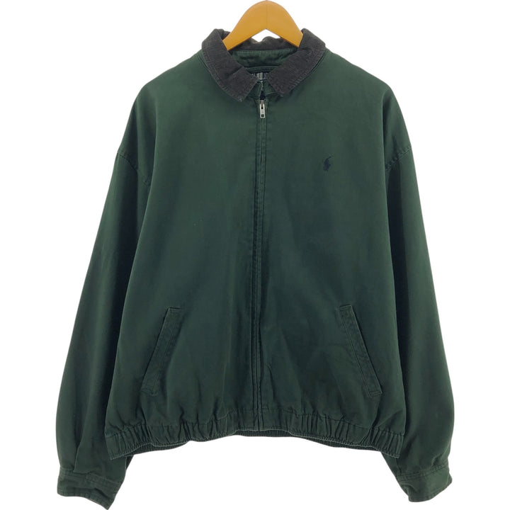 Ralph Lauren POLO by Ralph Lauren Swing Top Sports Jacket Men's XL cotton Khaki type Vintage Second Hand