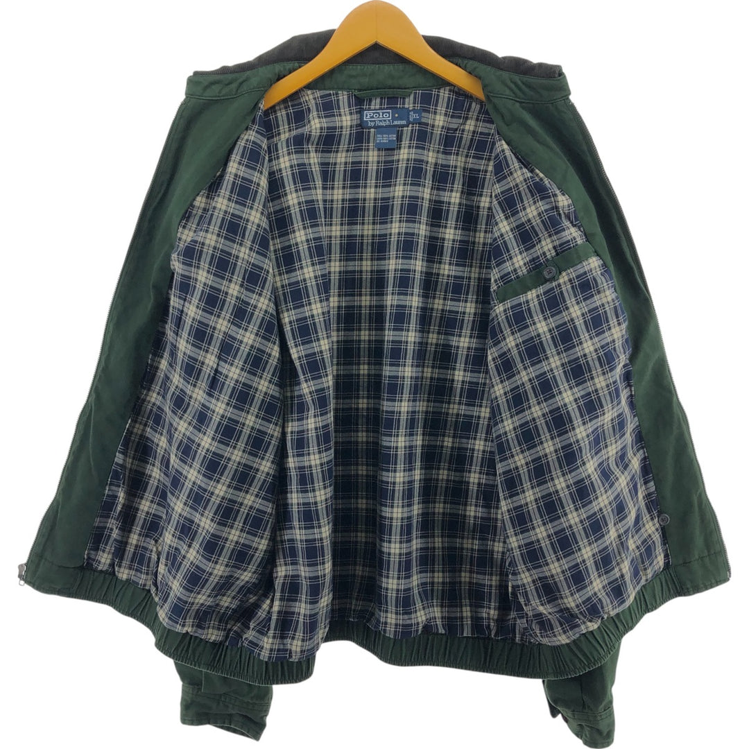 Ralph Lauren POLO by Ralph Lauren Swing Top Sports Jacket Men's XL cotton Khaki type Vintage Second Hand