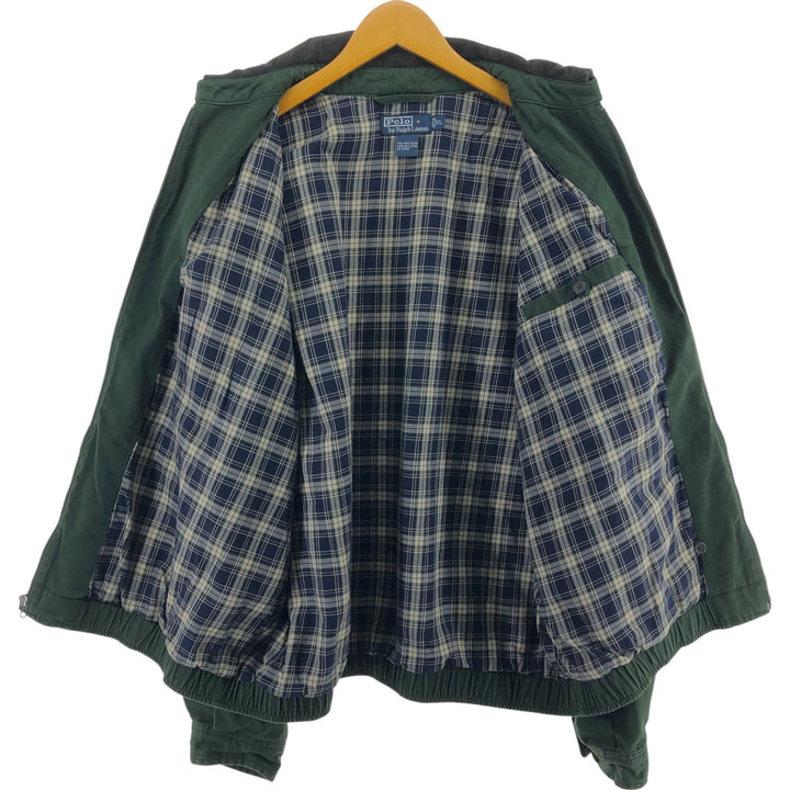 Ralph Lauren POLO by Ralph Lauren Swing Top Sports Jacket Men's XL cotton Khaki type Vintage Second Hand