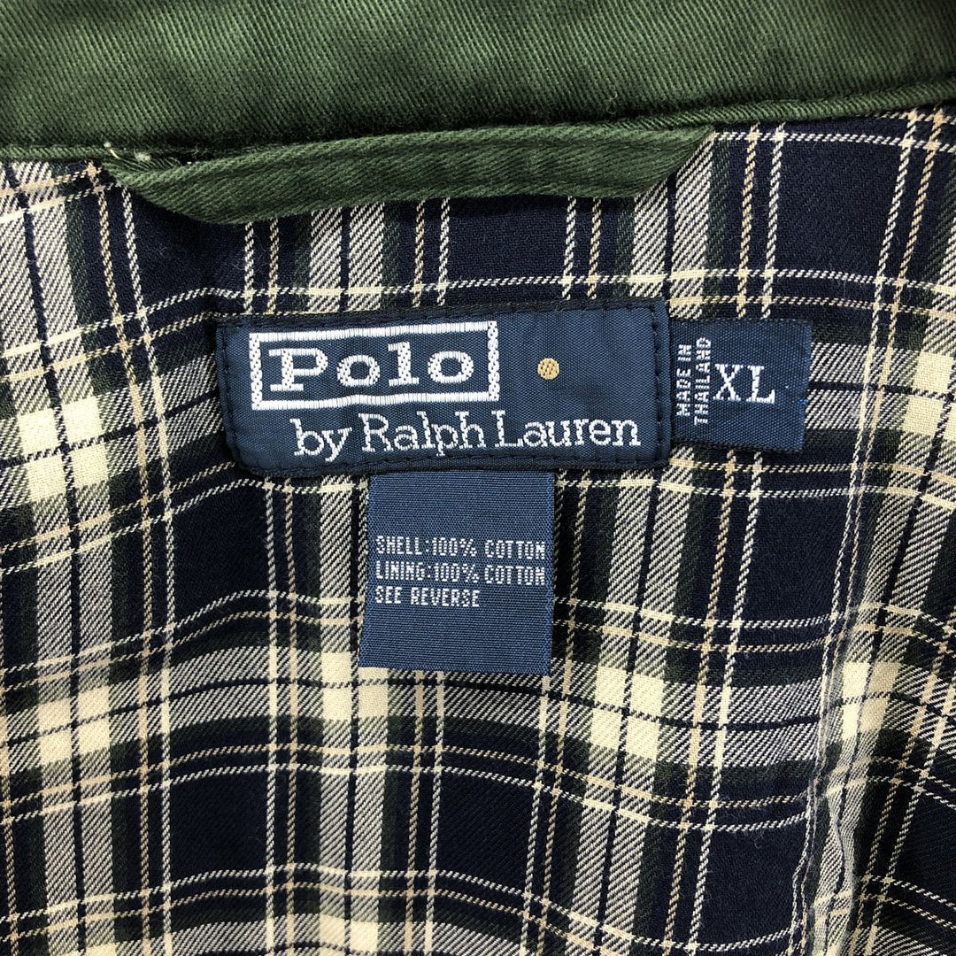 Ralph Lauren POLO by Ralph Lauren Swing Top Sports Jacket Men's XL cotton Khaki type Vintage Second Hand