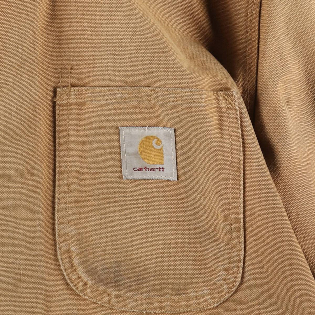 80'S Carhartt Michigan Chore Coat Duck Coverall Made in USA Men's XL Vintage /evb008225