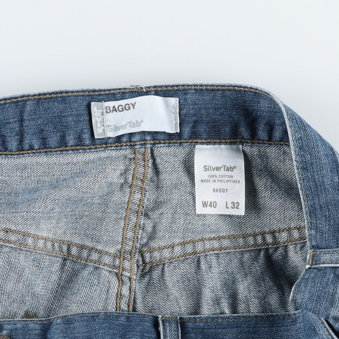 Big size 00'S Levi's SILVER TAB BAGGY tapered denim pants for men, equivalent to w40 /evb008239