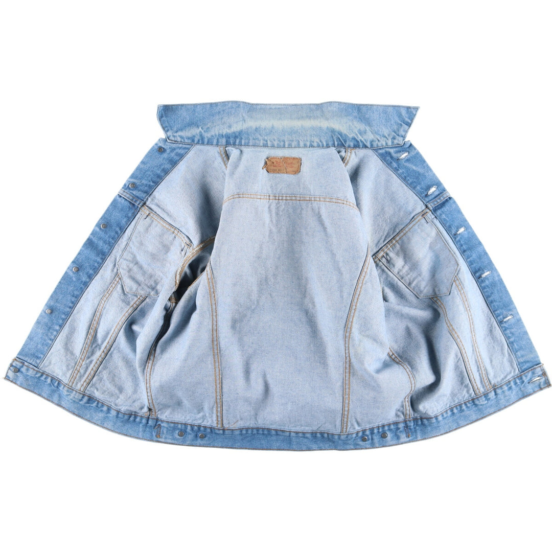 70'S Levi's 71205-0217 denim jacket, denim jacket, made in USA, men's size L, vintage /evb008258