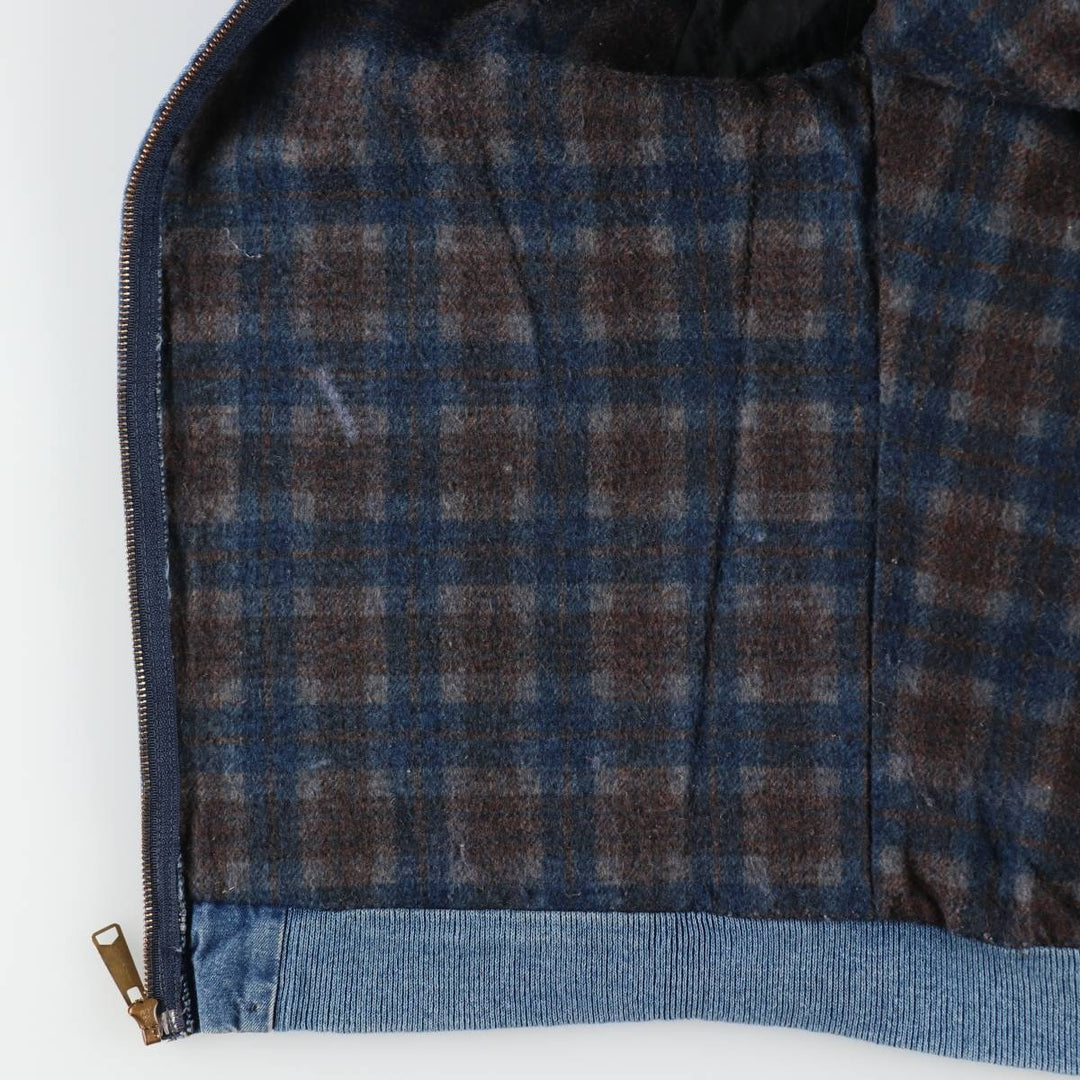 90'S Carhartt Active Jacket Denim Parka Made in USA Women's XL Vintage /evb008262