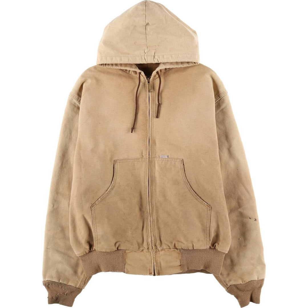 90'S Carhartt Active Jacket Duck Full Zip Parka Made in USA Men's XL Vintage /evb008263