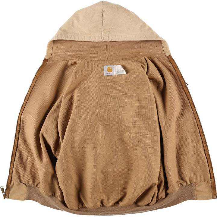 90'S Carhartt Active Jacket Duck Full Zip Parka Made in USA Men's XL Vintage /evb008263