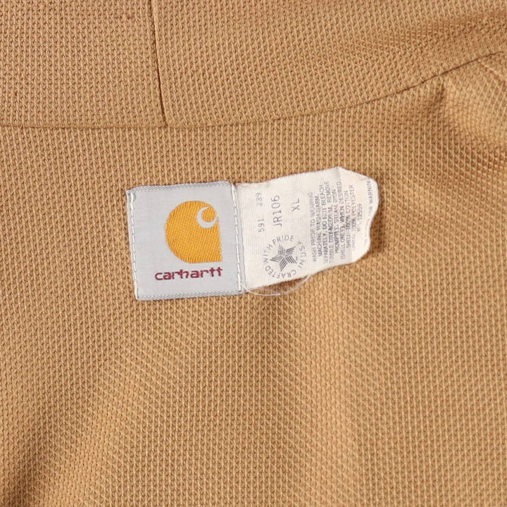 90'S Carhartt Active Jacket Duck Full Zip Parka Made in USA Men's XL Vintage /evb008263