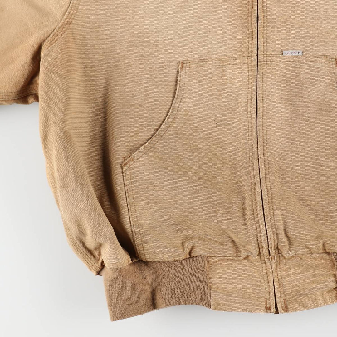 90'S Carhartt Active Jacket Duck Full Zip Parka Made in USA Men's XL Vintage /evb008263