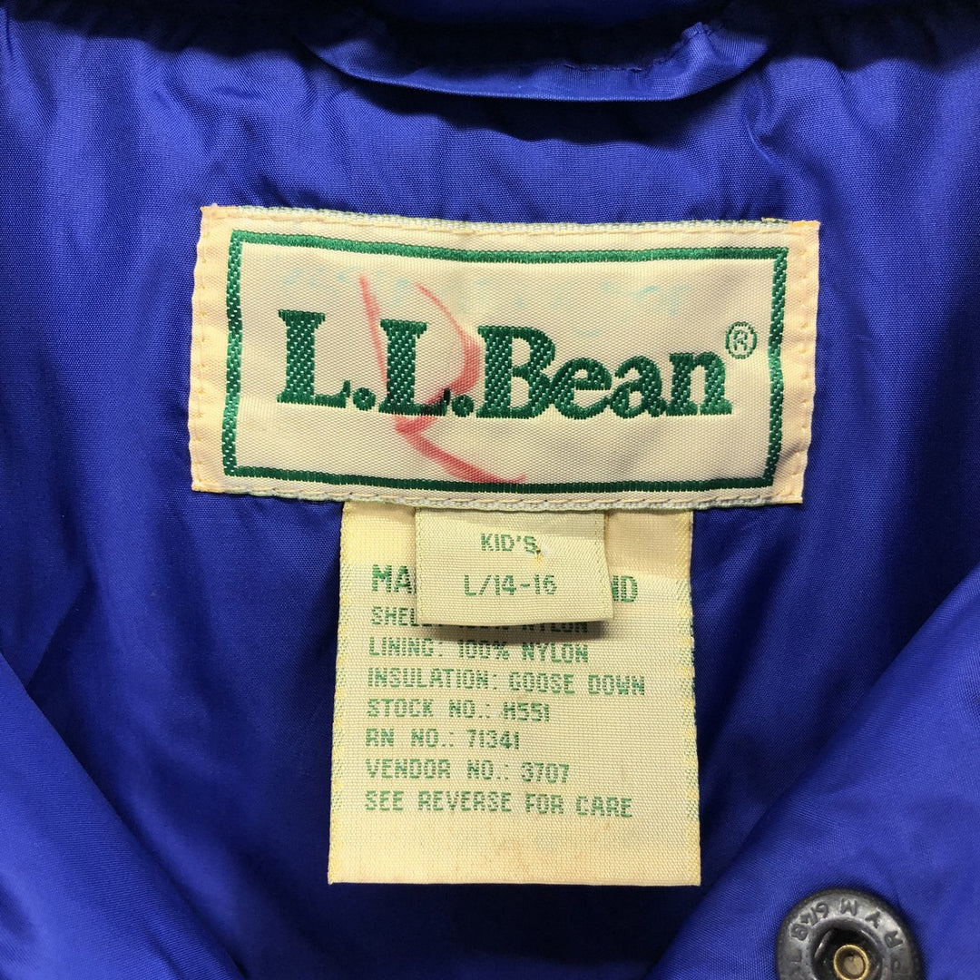 80'S LLBean Goose Down Vest Men's S Size Vintage /evb008295