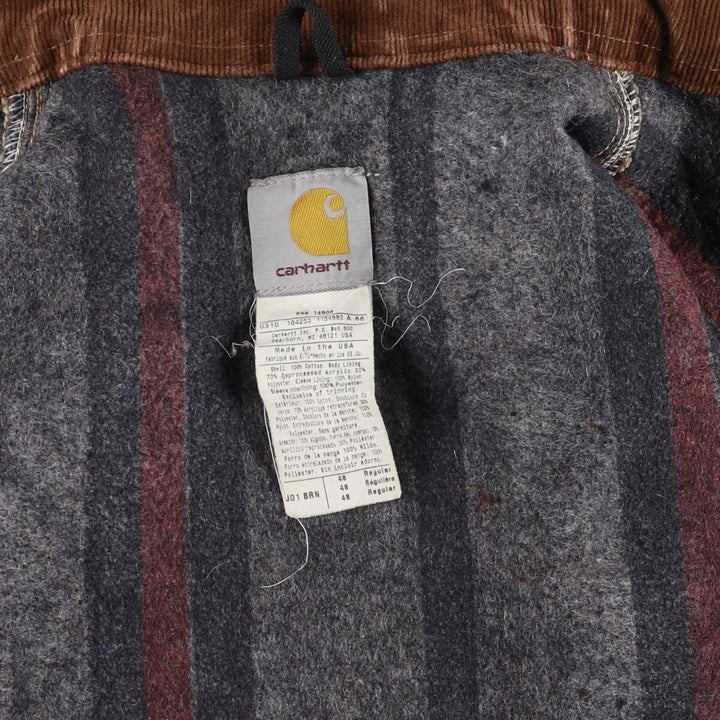 Carhartt Detroit Jacket Duck Work Jacket Made in USA Men's XXL /evb008309