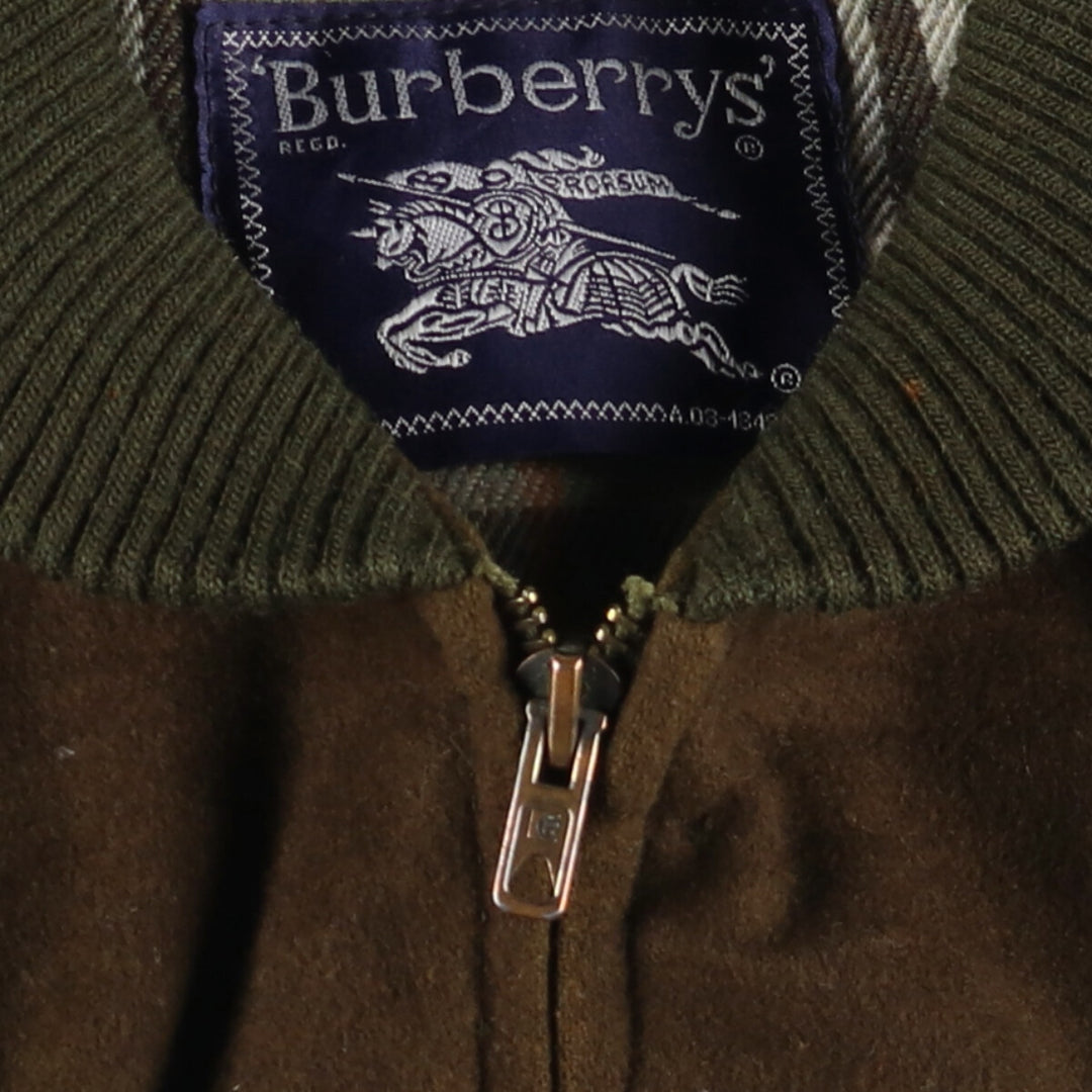 Burberry's cashmere blend wool blouson, men's size L /evb008318