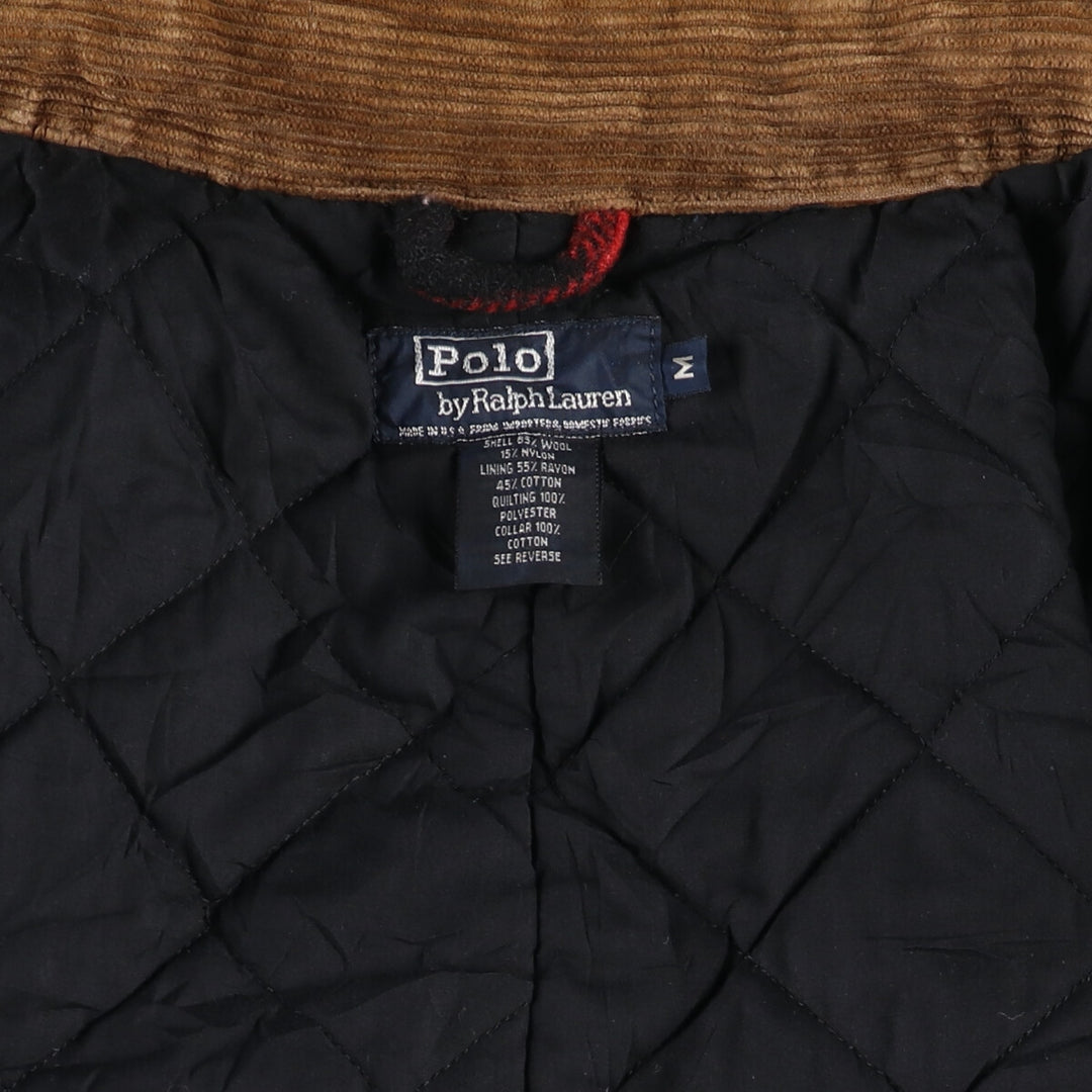 90'S POLO by Ralph Lauren Buffalo Check Wool Jacket Made in USA Men's M Size Vintage /evb008329