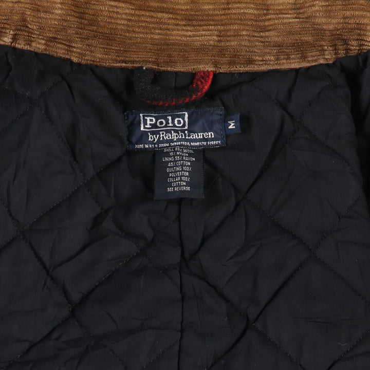 90'S POLO by Ralph Lauren Buffalo Check Wool Jacket Made in USA Men's M Size Vintage /evb008329
