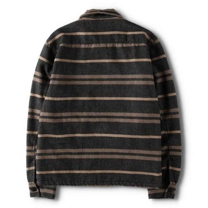 Ralph Lauren RRL Double RL 2nd Edition Multi-Border Shirt Jacket Men's S Size polyester Charcoal Vintage Second Hand