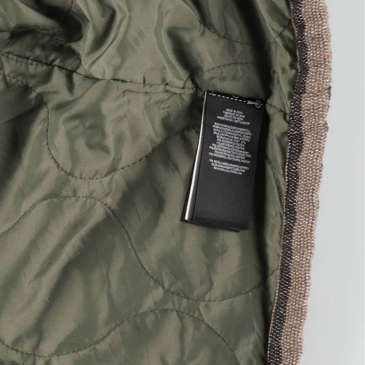 Ralph Lauren RRL Double RL 2nd Edition Multi-Border Shirt Jacket Men's S Size polyester Charcoal Vintage Second Hand