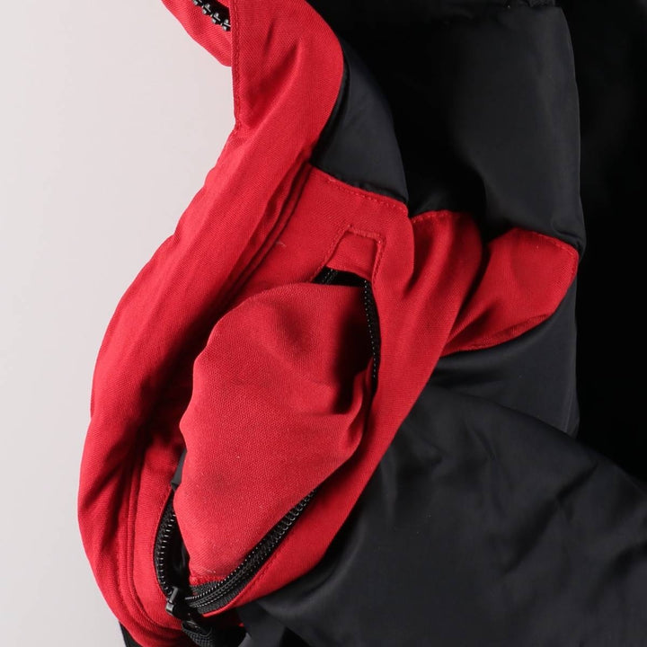 Vintage 90'S Ralph Lauren POLO SPORT down parka, men's size XL Nylon red type Vintage Second Hand