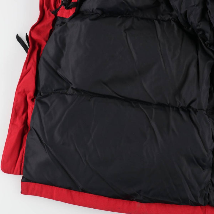 Vintage 90'S Ralph Lauren POLO SPORT down parka, men's size XL Nylon red type Vintage Second Hand