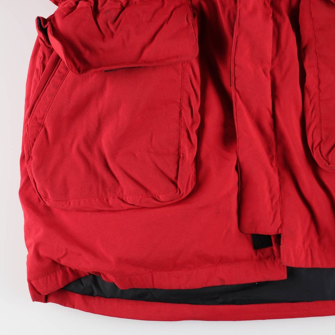 Vintage 90'S Ralph Lauren POLO SPORT down parka, men's size XL Nylon red type Vintage Second Hand