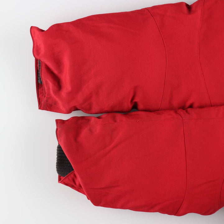 Vintage 90'S Ralph Lauren POLO SPORT down parka, men's size XL Nylon red type Vintage Second Hand