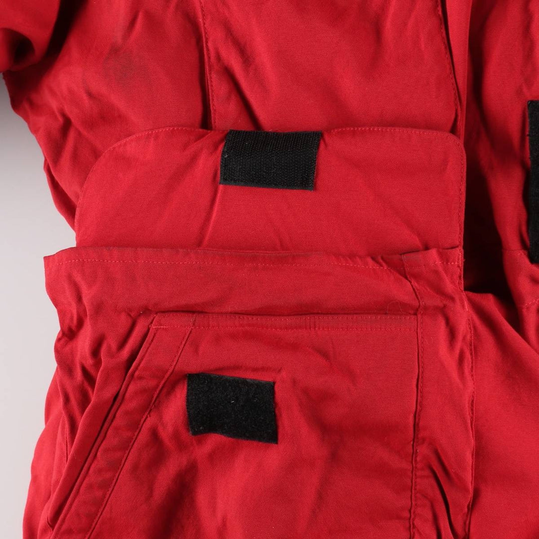Vintage 90'S Ralph Lauren POLO SPORT down parka, men's size XL Nylon red type Vintage Second Hand