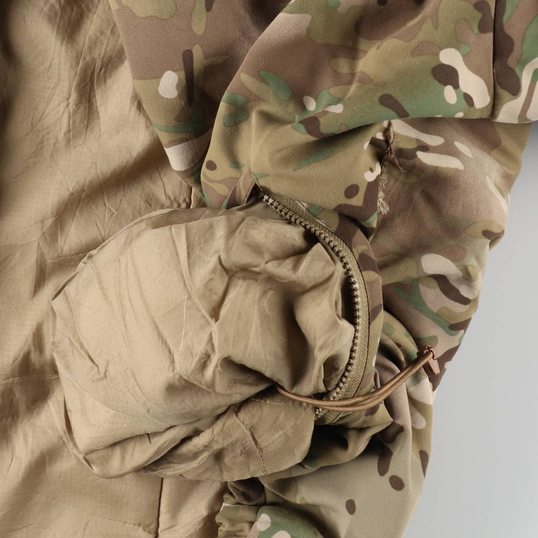 Genuine US military item, 00'S WILDTHINGS high loft jacket, padded parka, puffer jacket, Medium-Regular, men's size M Nylon Khaki type sage green Vintage Second Hand